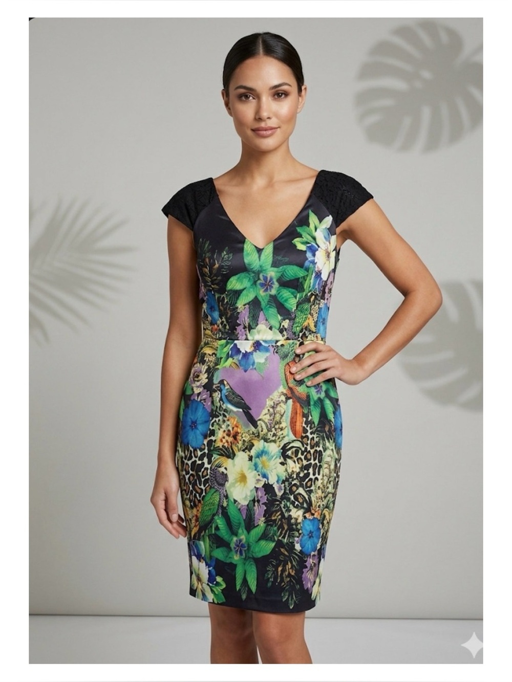 Alexia Admor Tropical Print Sundress